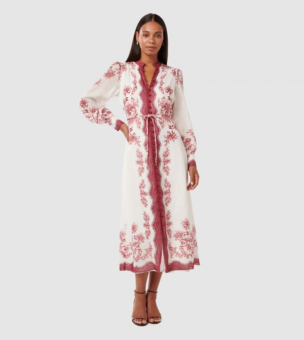 MORGAN Floral Printed Midi Dress