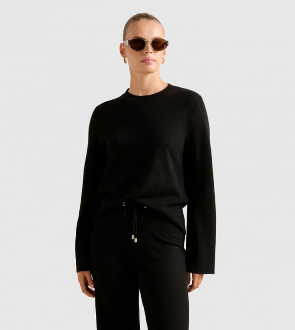 HAZEL Crew Neck Knitted Sweater