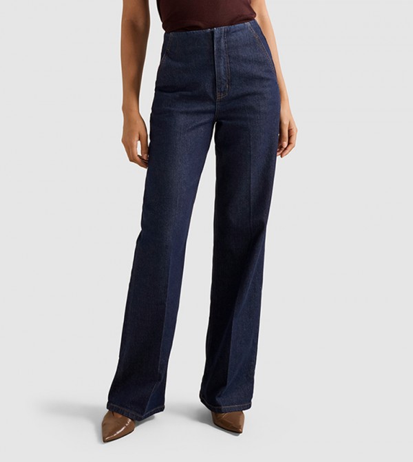 BETH High Waist Wide Leg Jeans