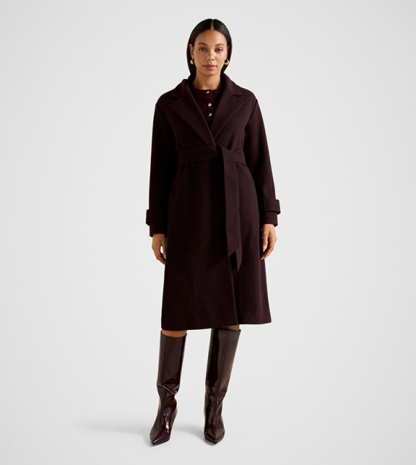 HEIDI Double Breasted Wrap Coat