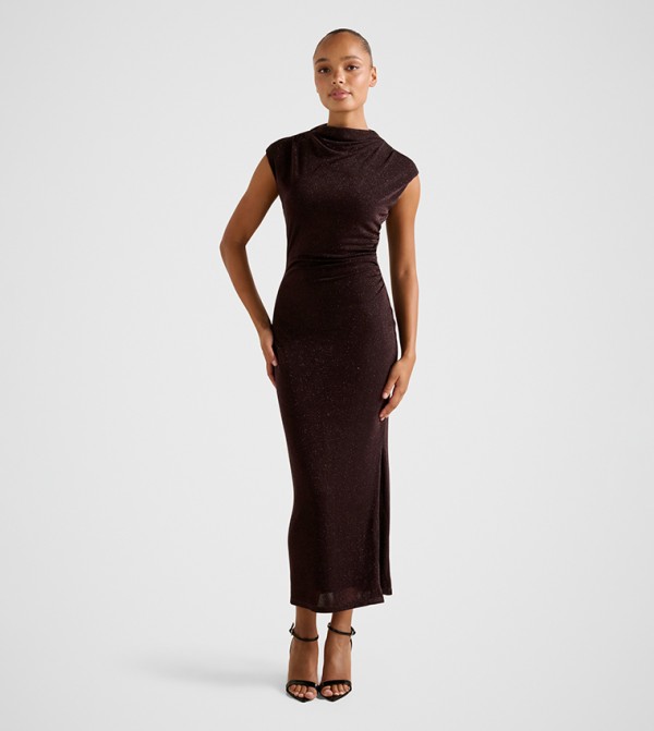 SAMMY Glitter Bodycon Midi Dress