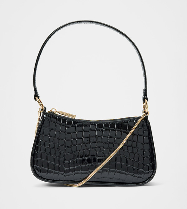 CATHERINE Textured Chain Shoulder Bag