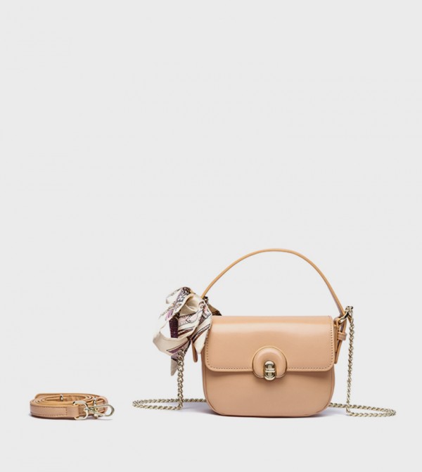 Textured Convertible Handheld Bag