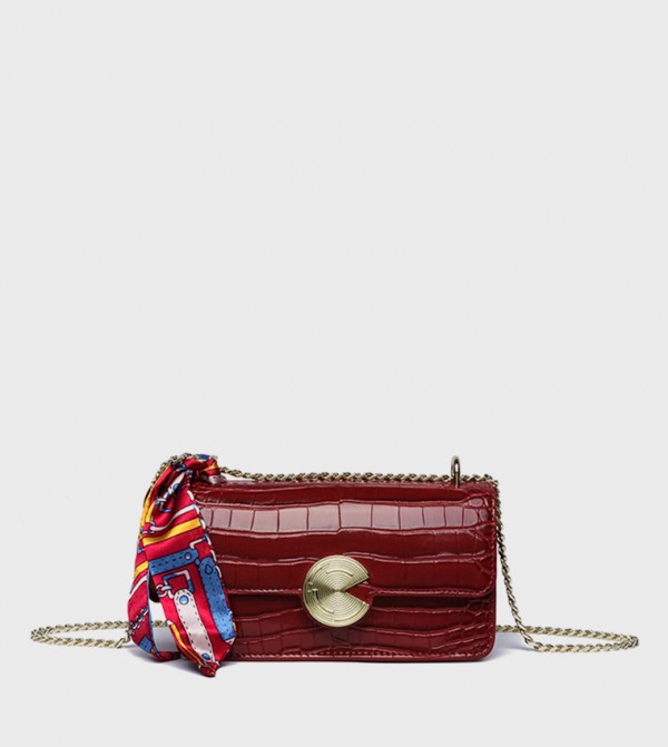 Textured Convertible Crossbody Bag