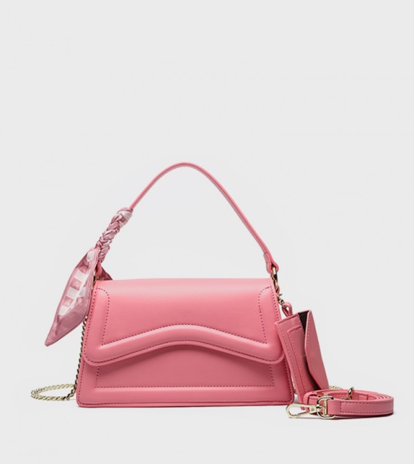 Textured Convertible Handheld Bag