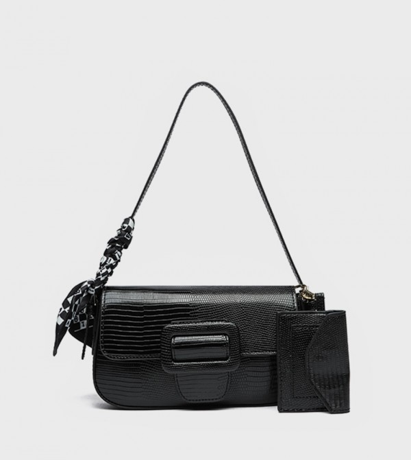 Textured Shoulder Bag