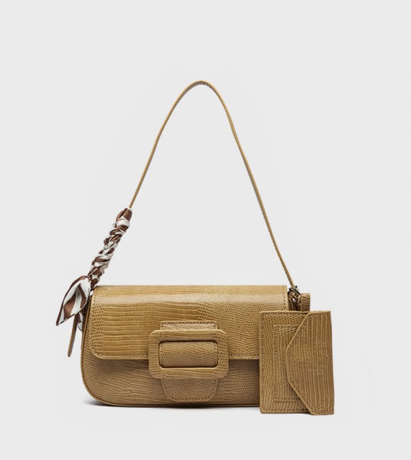 Textured Shoulder Bag