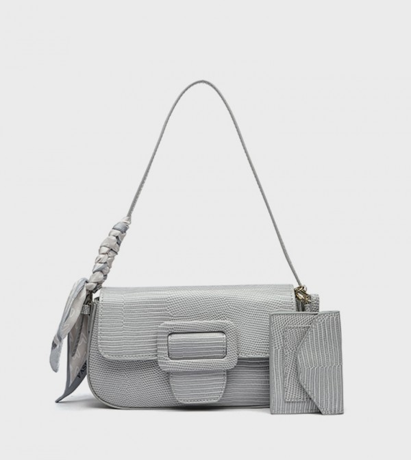 Textured Shoulder Bag