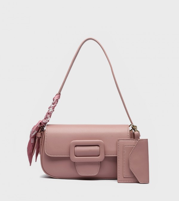 Textured Shoulder Bag