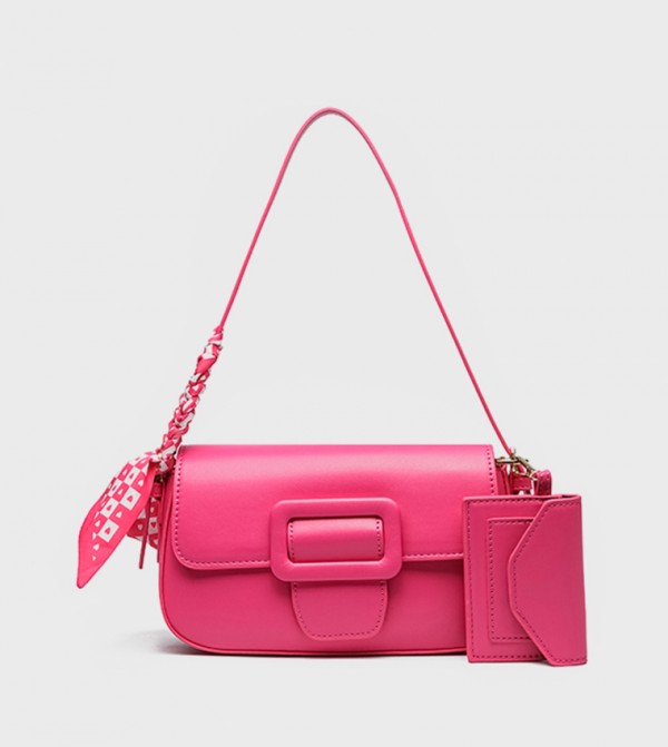Textured Shoulder Bag