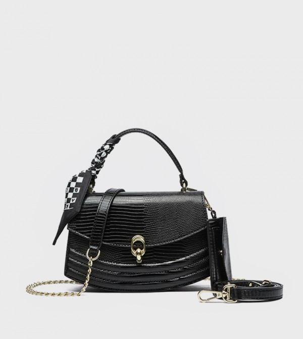 Textured Convertible Handheld Bag