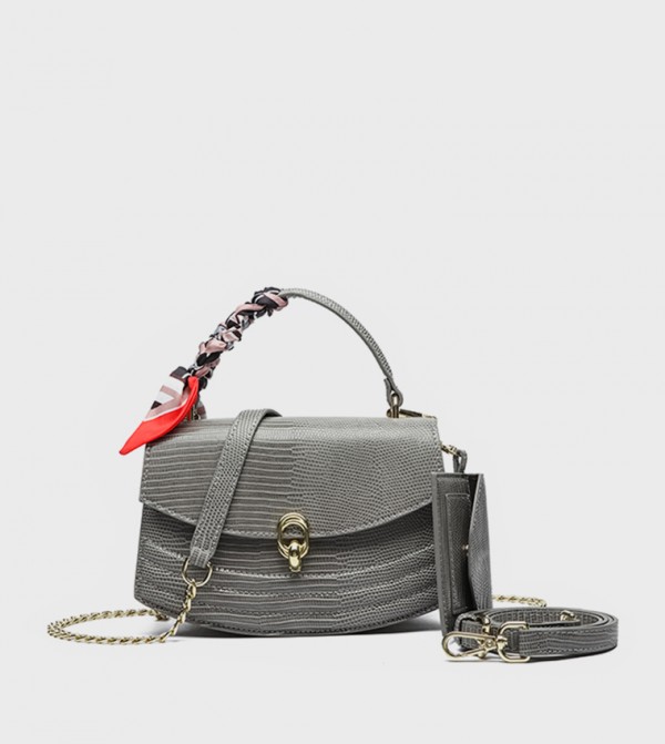 Textured Convertible Handheld Bag