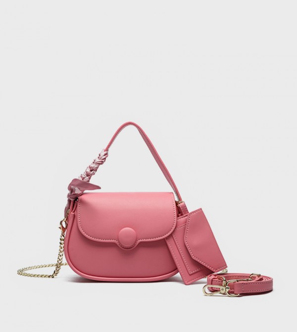 Textured Convertible Handheld Bag