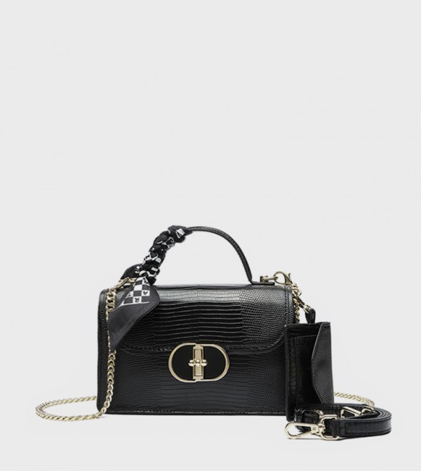 Textured Convertible Handheld Bag