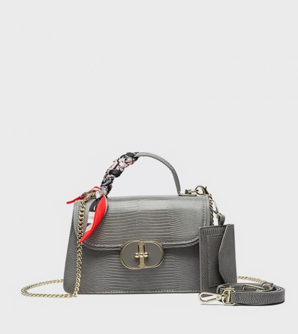 Textured Convertible Handheld Bag