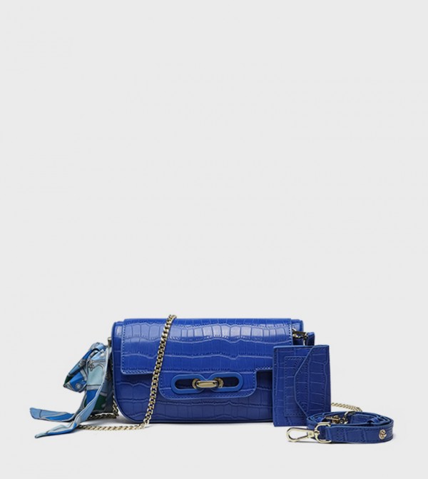 Textured Convertible Crossbody Bag