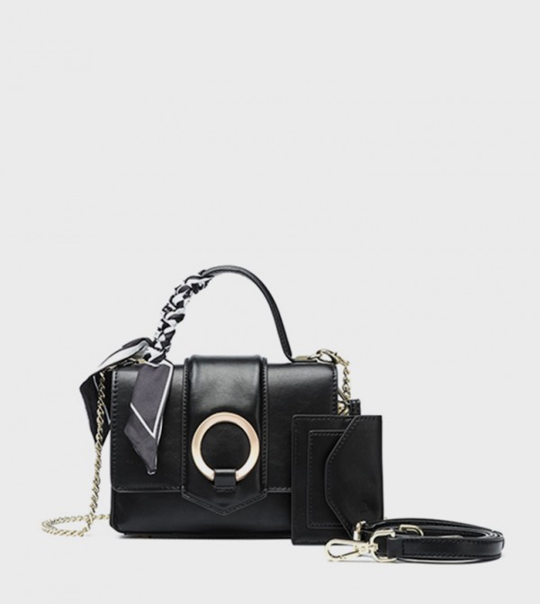 Textured Convertible Handheld Bag