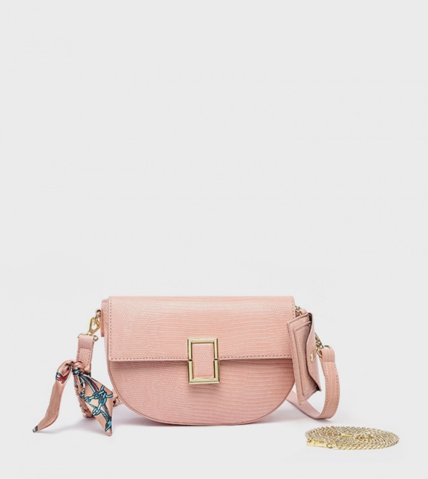 Textured Convertible Crossbody Bag