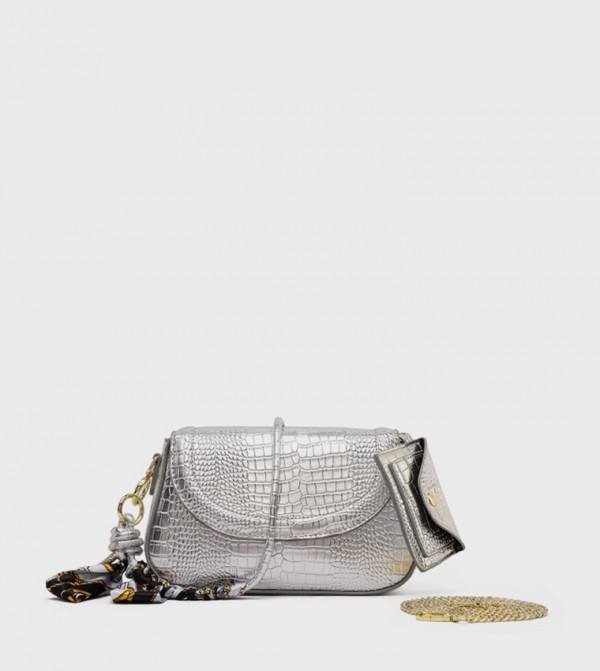 Textured Convertible Crossbody Bag