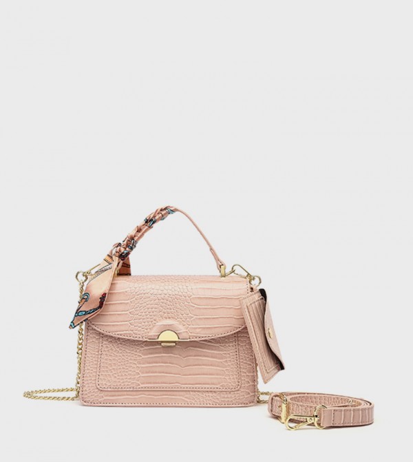 Textured Convertible Handheld Bag
