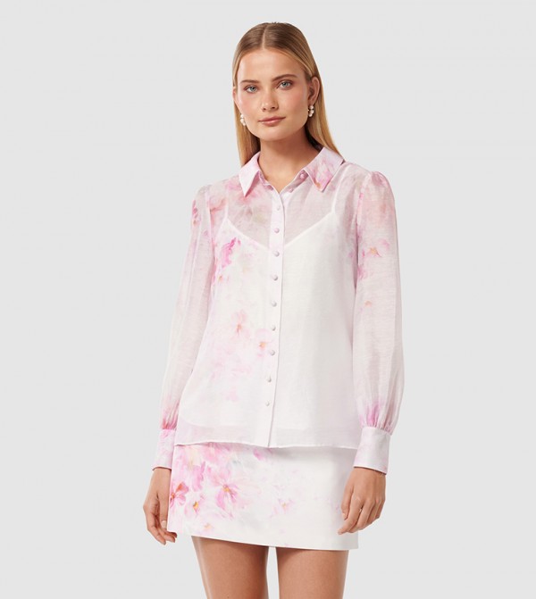 CORA Printed Long Sleeves Shirt