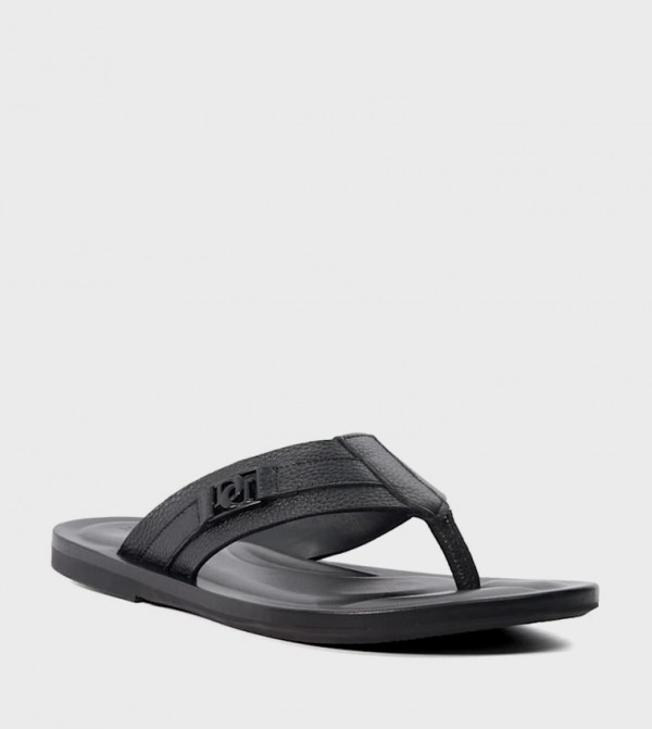 FREDERIKS Textured Casual Sandals