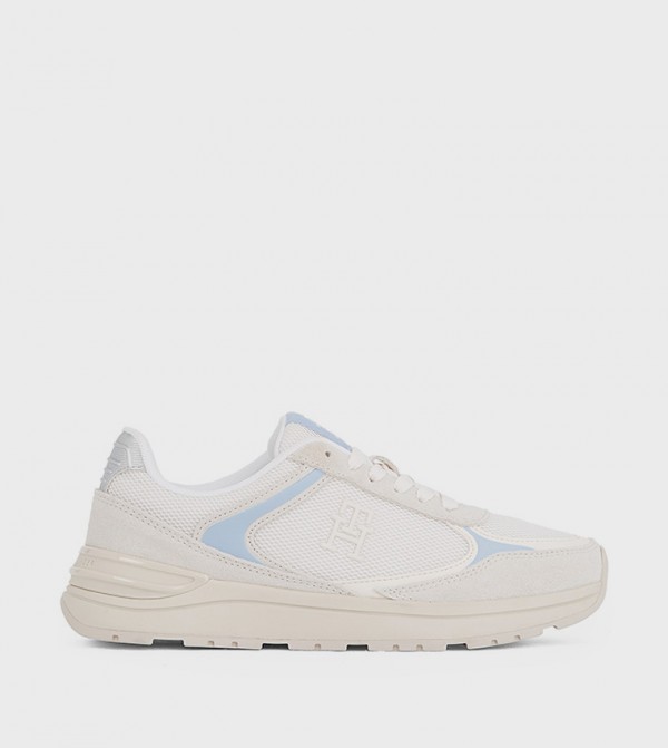 Color Block Lace-Up Runner Sneakers