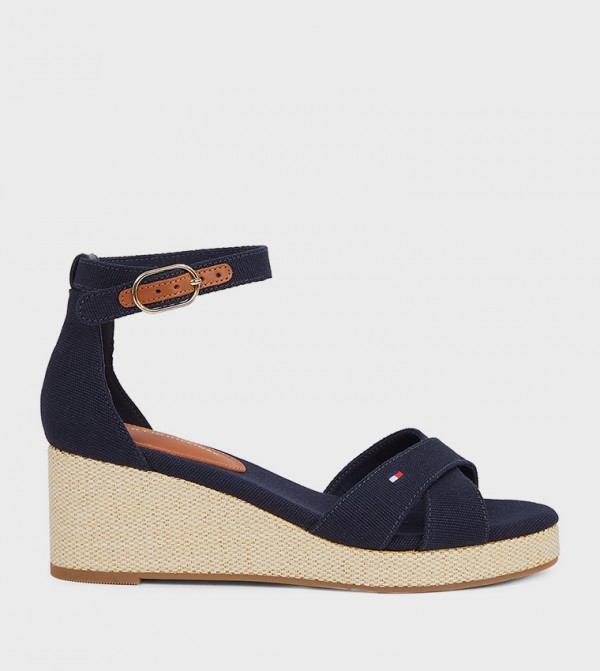Ankle Strap Espadrille Wedges