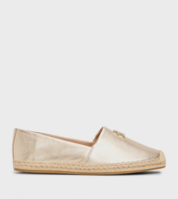 Metallic Espadrille Shoes