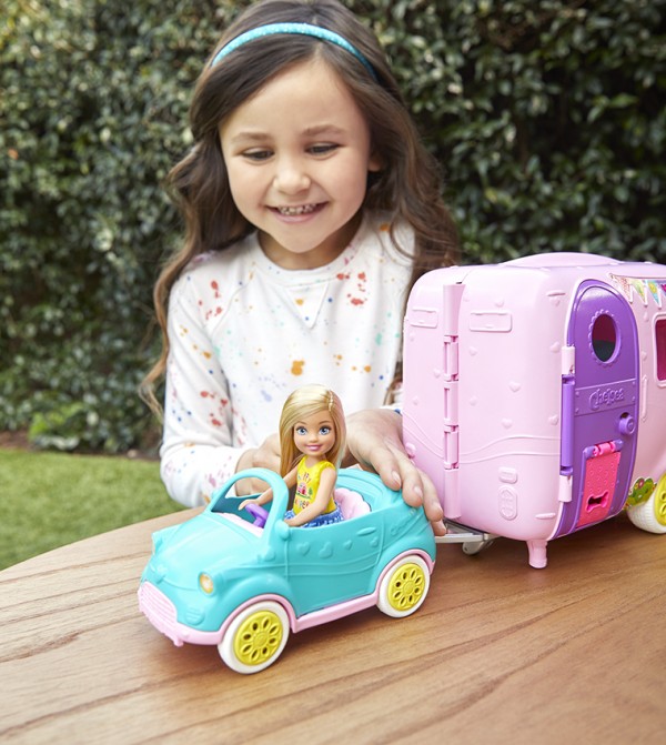 Buy Barbie BARBIE CLUB CHELSEA CAMPER In Multiple Colors 6thStreet UAE