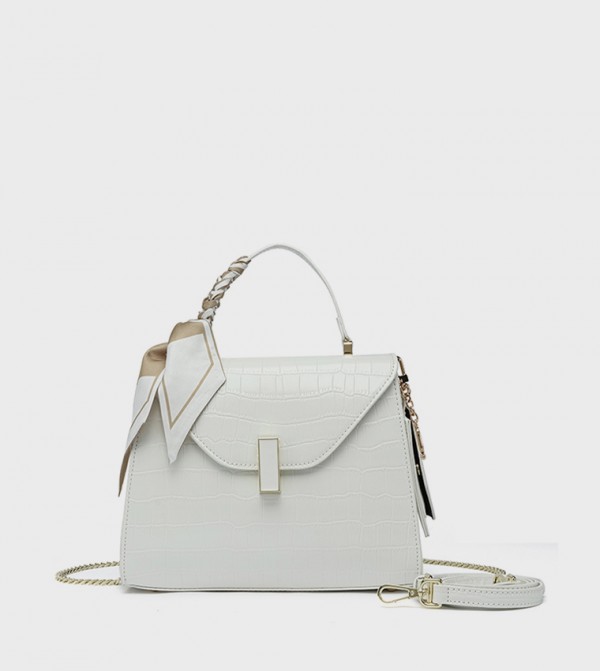 Textured Top Handle Bag