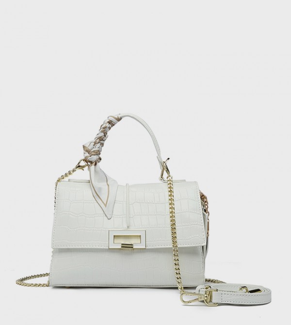 Textured Top Handle Bag
