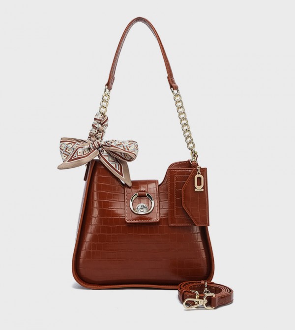 Textured Shoulder Bag