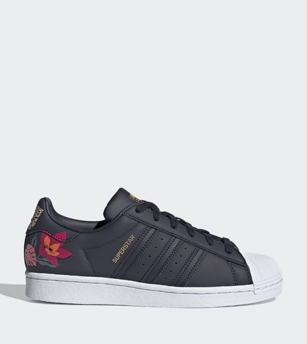 Adidas original superstar outlet or floral rose gold