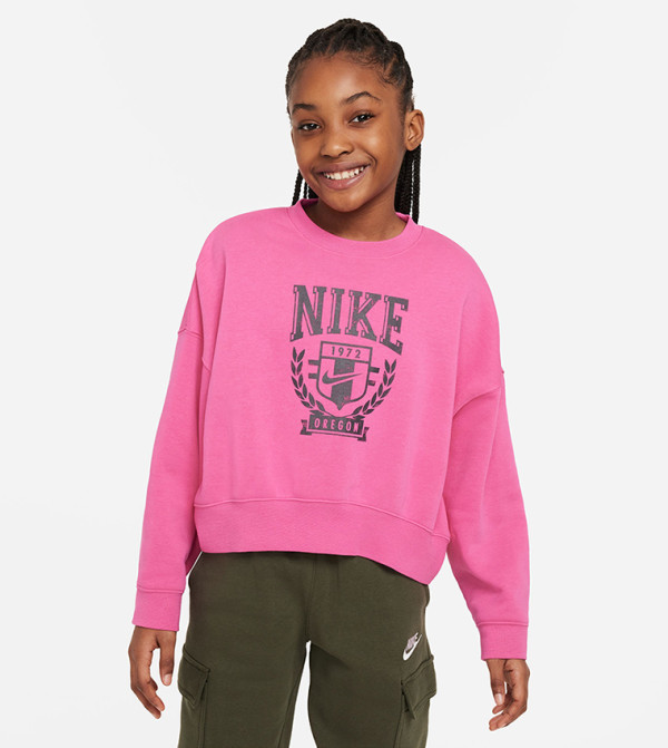 Logo Printed Long Sleeves Sweatshirt