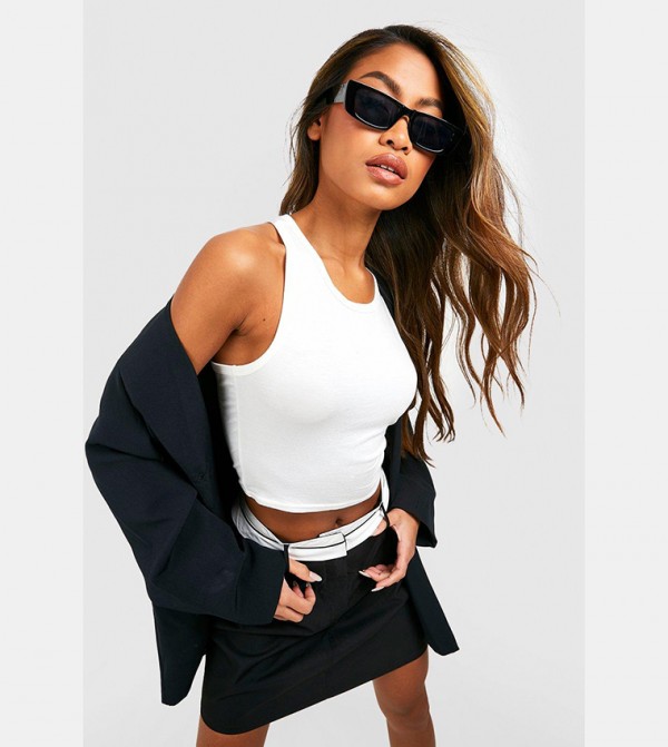 Racer Crop Top