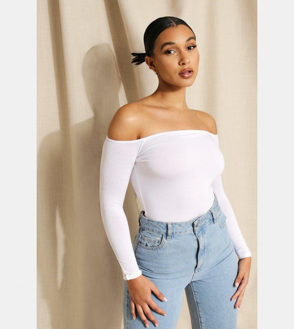 Tops, Premium Satin Extreme Puff Sleeve Bodysuit