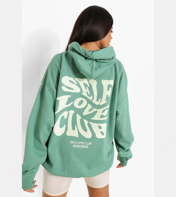 3d Embroidered Oversized Hoodie