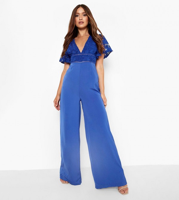 Navy lace jumpsuit online