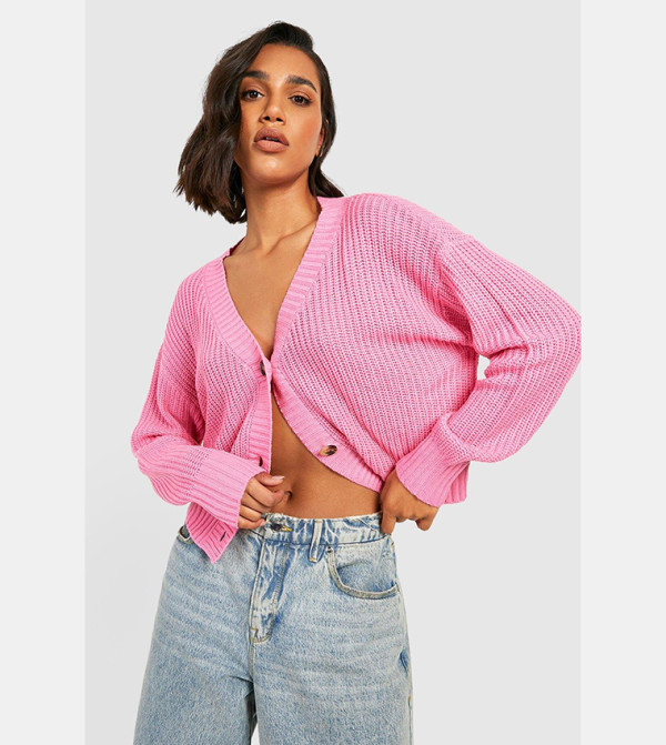 Buffalo Jump Pink Cardigan