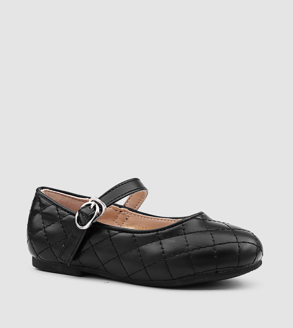 Quilted Mary Jane Shoes