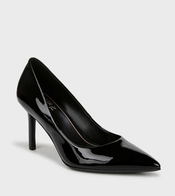 NAANNA-1 Glossy Pointed Toe Pumps