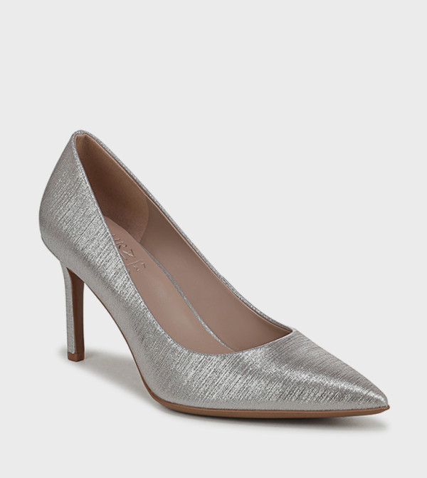 ANNA Textured Pointed Toe Pumps