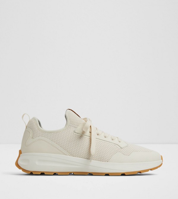 GARRICK Textured Lace-Up Sneakers