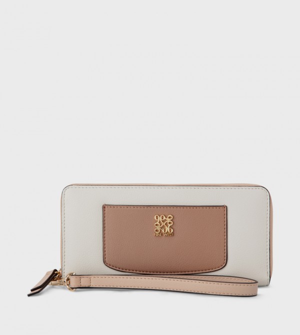 COEN Color Block Wristlet Wallet