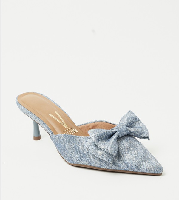 KAISLEY Bow Detail Mule Pumps