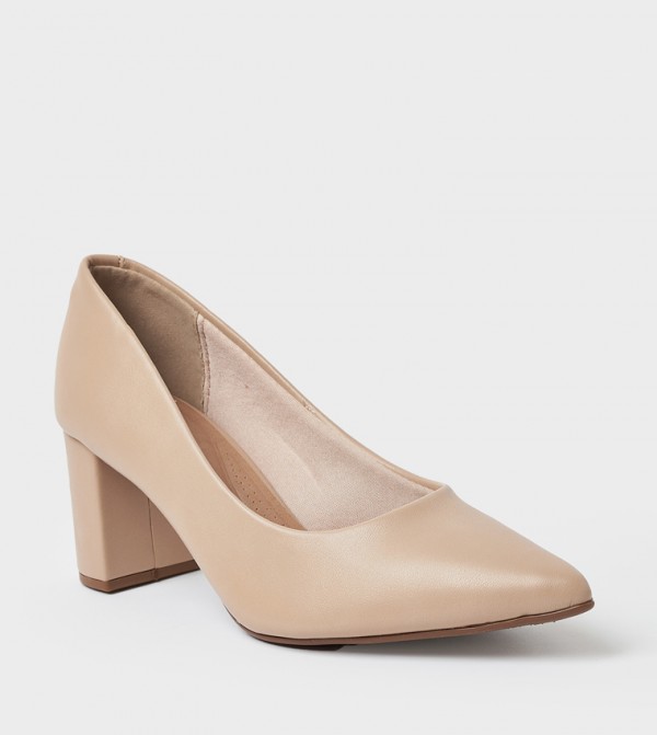 SERAPHINE Block Heel Pumps