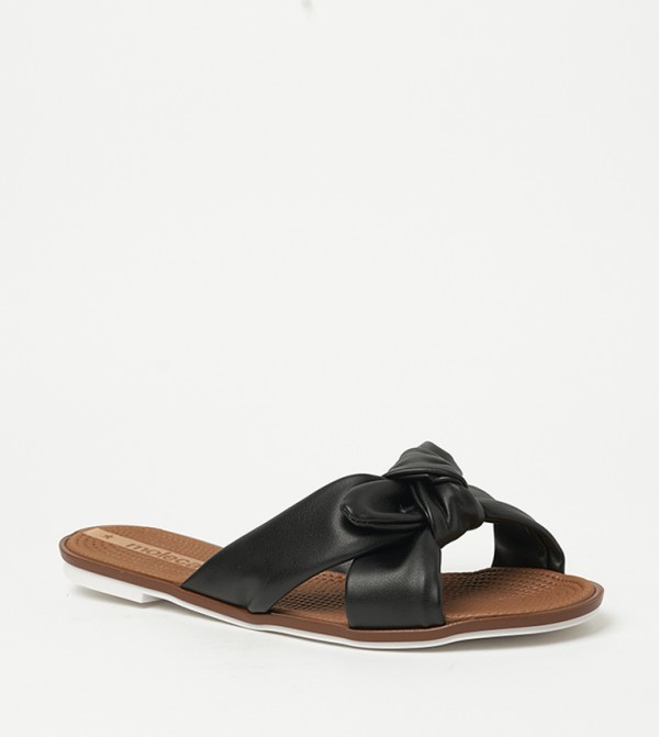 ANAKIN Bow Detail Flat Sandals