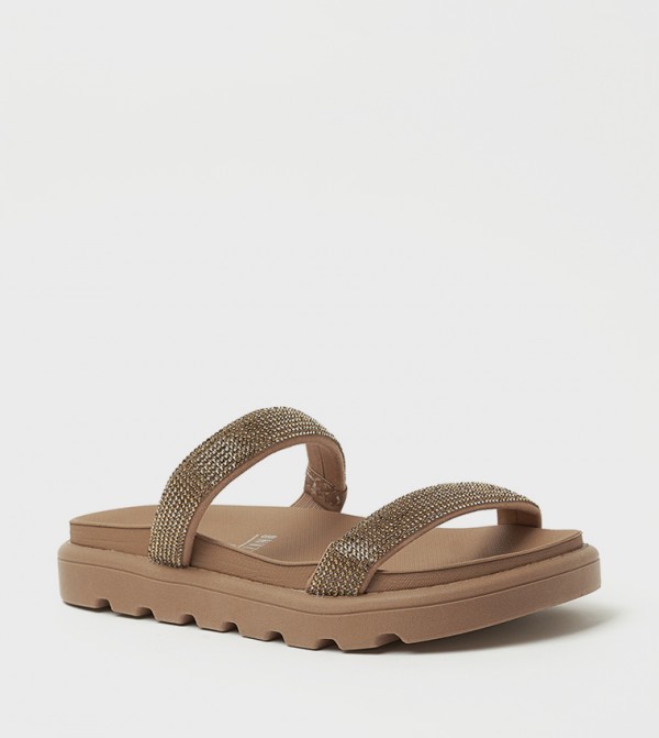 SCARLETTE Embellished Flatform Sandals