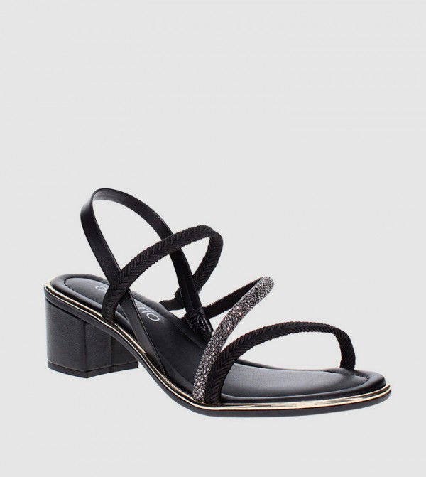 AURORA Embellished Block Heel Sandals